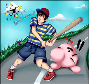 Smash! Ness saves Mr Saturn