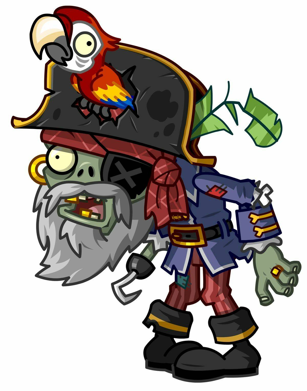 Plants vs Zombies Pirate Zombie first game style by KnockoffBandit on  DeviantArt