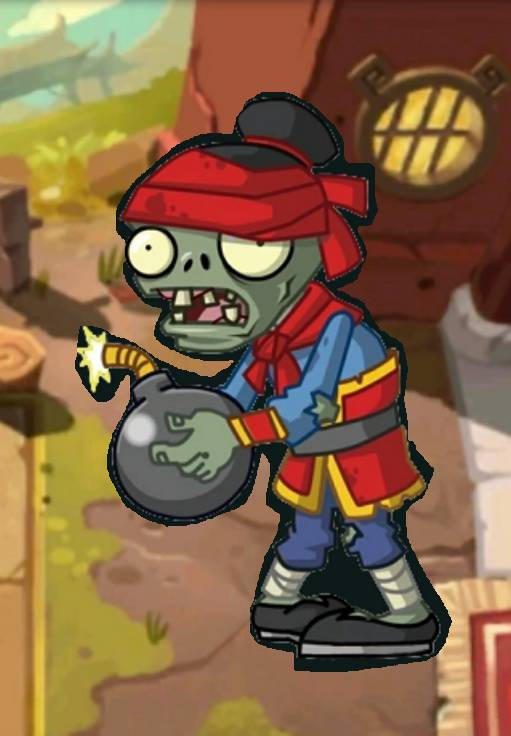 Exploding Fragment Zombies Exploding Zombie game card art by Allstarzombie55 on DeviantArt