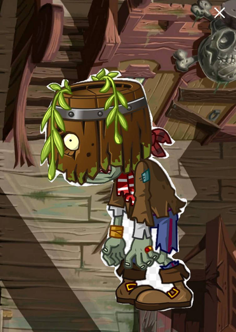 Plants vs Zombies Pirate Zombie first game style by KnockoffBandit on  DeviantArt
