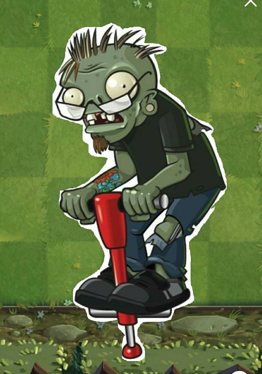 Plants vs Zombies Pogo Zombie HD by KnockoffBandit on DeviantArt