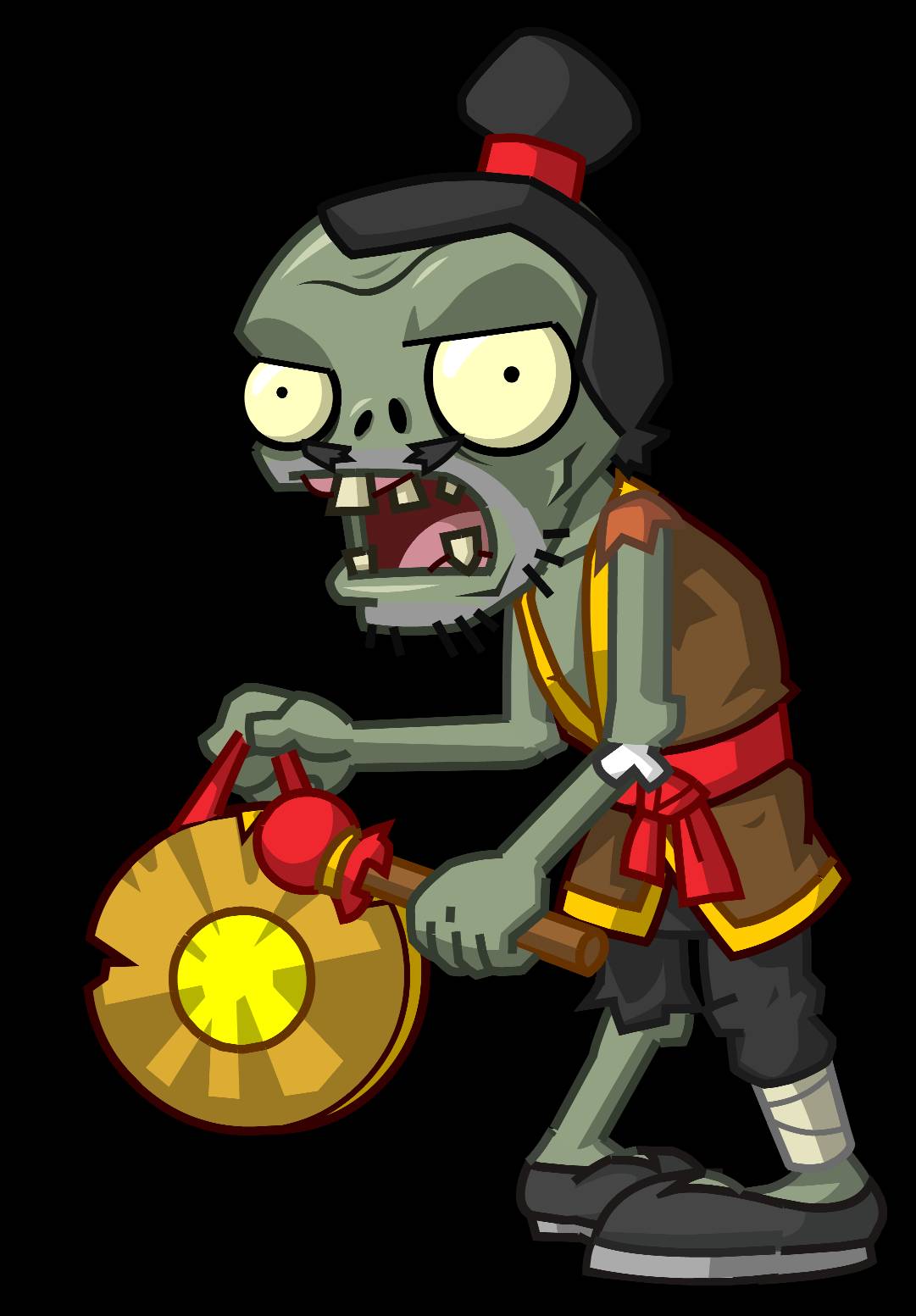 Plants vs. Zombies 2 (2010) Grass Skirt Zombie by CoFyComics on DeviantArt