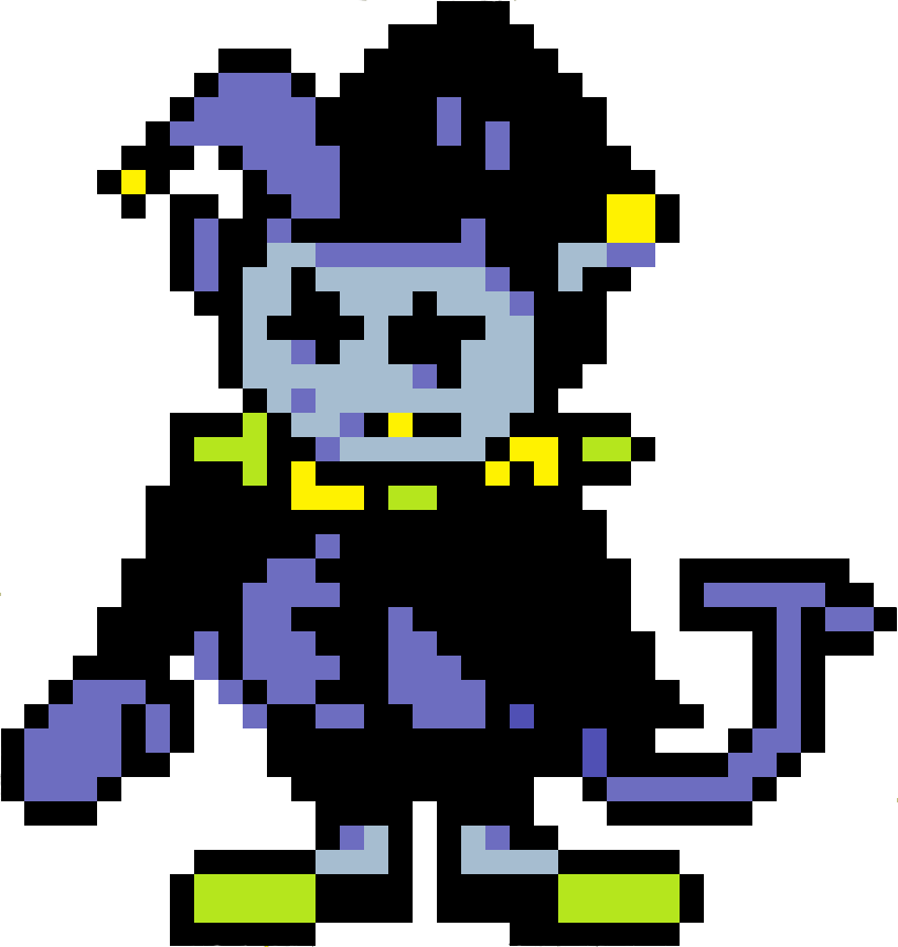 Jevil tired sprite HD by Allstarzombie55 on DeviantArt