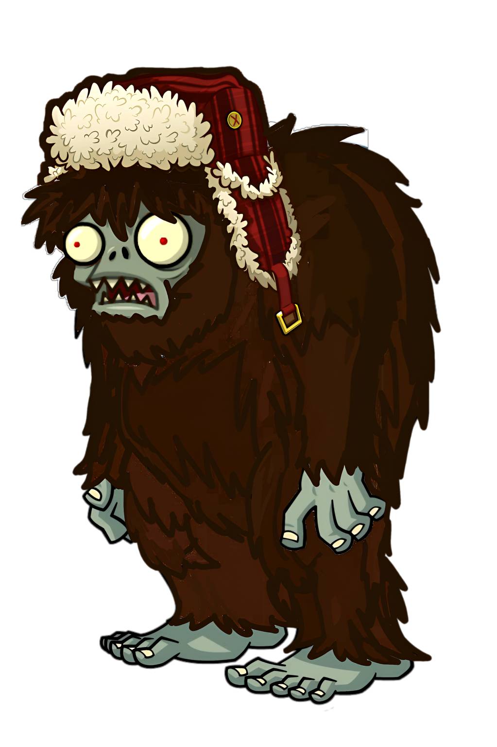 Squatch Rocks Sasquatch pvz 2 style my version by Allstarzombie55 on DeviantArt