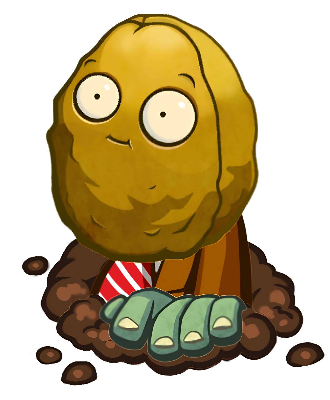 Plants vs. Zombies 2 (2010) Grass Skirt Zombie by CoFyComics on DeviantArt