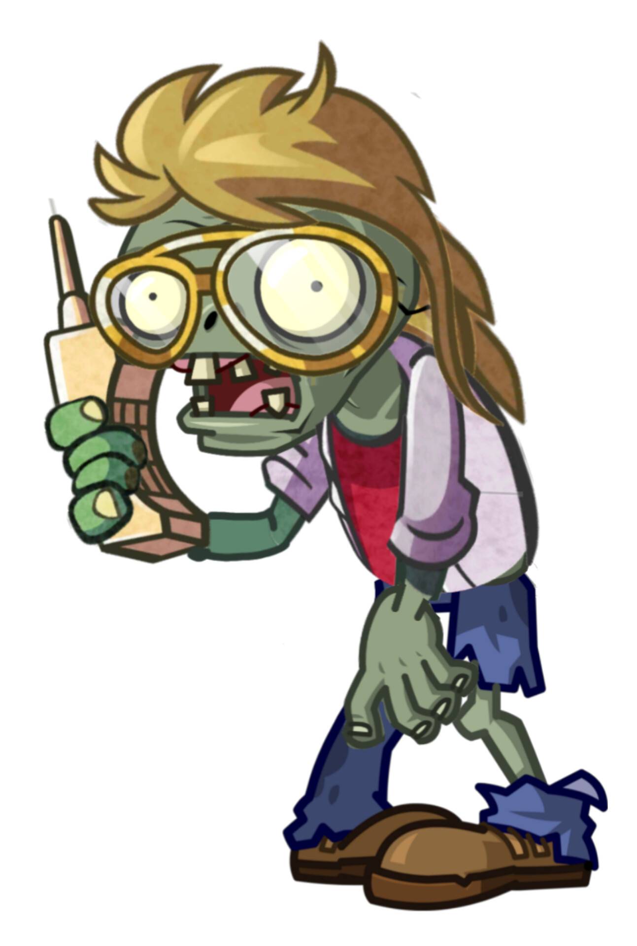 Zombies Using Phone Cell phone zombie pvz 2 by Allstarzombie55 on DeviantArt