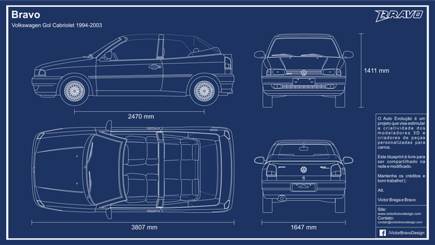 Blueprint Chevrolet Corsa Wind (2p) 1994 by VictorBravoDesign on DeviantArt