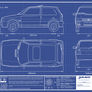 Blueprint Fiat Uno Turbo i.e. 1995