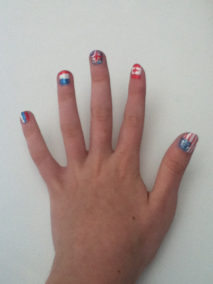 Hetalia Spam.. Nails.. Stuff..