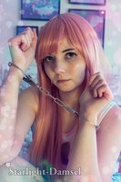 D.va handcuffed: Kawaii cosplay girl by Starlight-Damsel