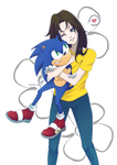 AT: Rei and Sonic by Ajdra