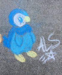 Chalk Piplup