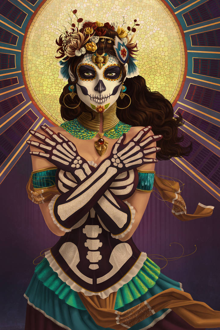 Dia de los Muertos - Crossbones by AlixBranwyn Dia de los Muertos - Crossbones by AlixBranwyn