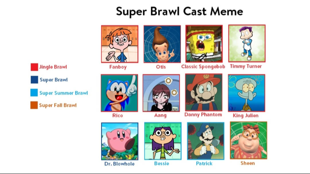 My Super Brawl Cast by TankMouse2006 on DeviantArt
