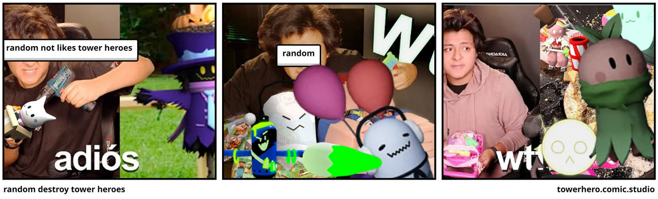 Random Destroy Tower Heroes by CHEZLLA on DeviantArt