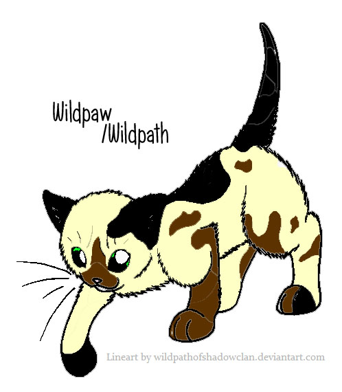 Wildpaw of RiverClan (LINEART USED)