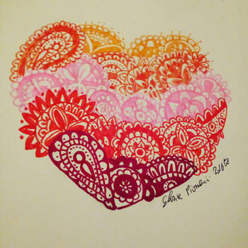 photo version: mandala heart