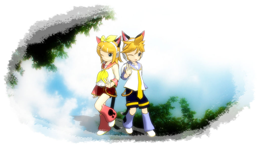 Mmd Chibi Rin MMD Chibi Len and Chibi Rin by GisLenKagamine on DeviantArt