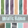 Clipart. Metallic Ribbon.