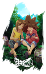 Reign and T (ver 2) by GorillaSketch