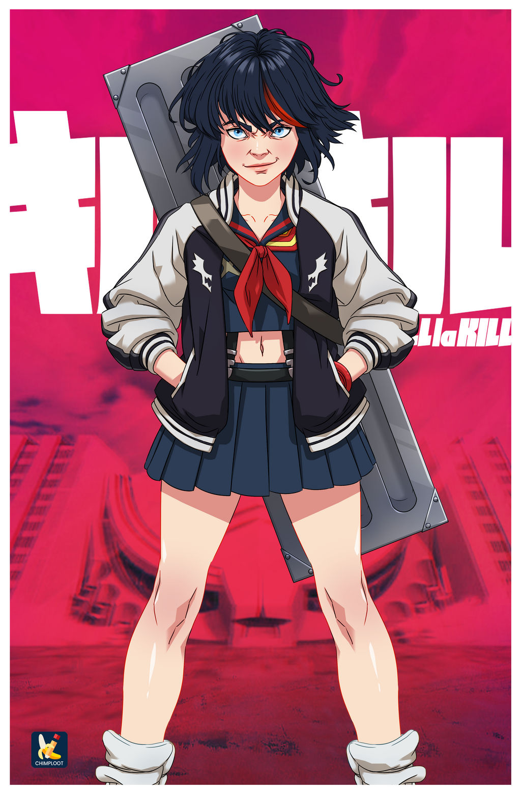 Kill la Kill - Ryuko Matoi by GorillaSketch on DeviantArt