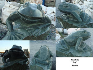 ayhan mutlu stone serpantin Frog