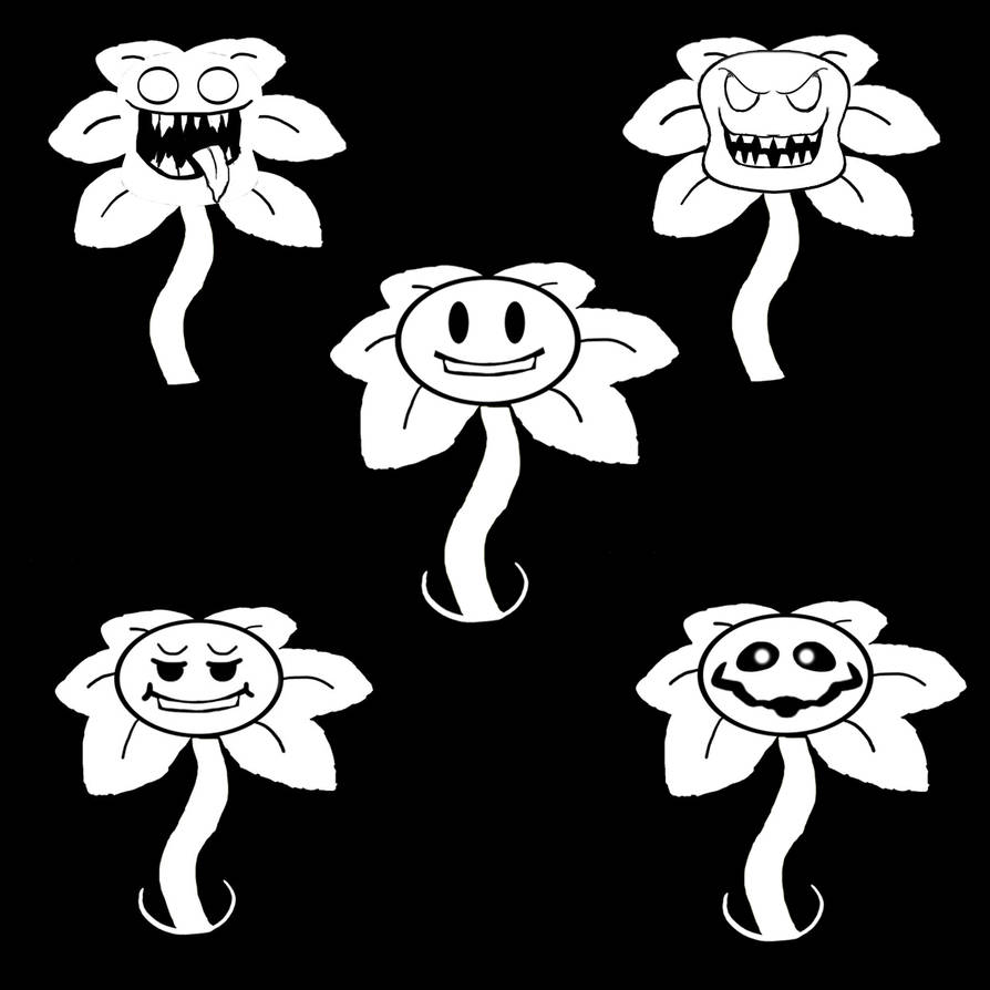 Flowey Rizz Face The Many Faces of Flowey by SnakeAquarium on DeviantArt