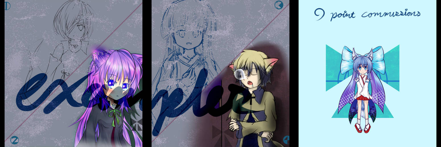 commissions available - outdated examples by Henxer on DeviantArt