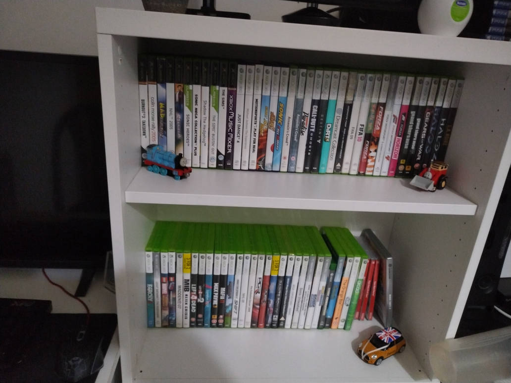 The Game Shelf by MilesTailsFan2005 on DeviantArt