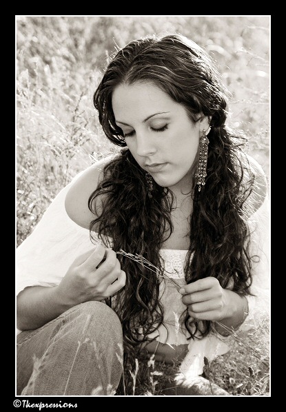 Country Girl 1 sepia