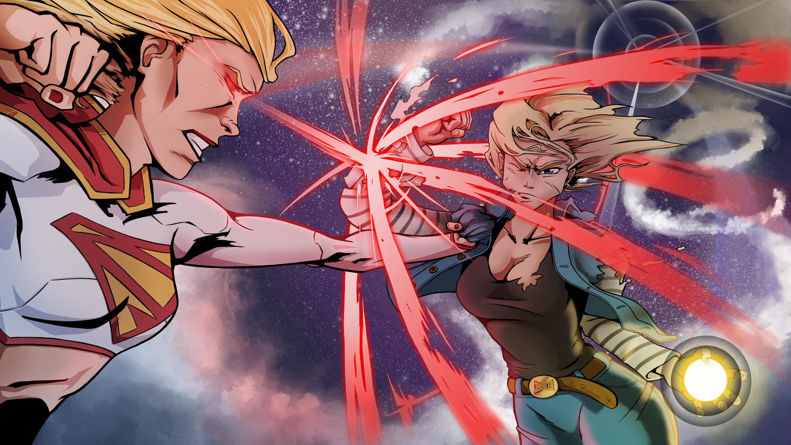 Supergirl vs Android 18