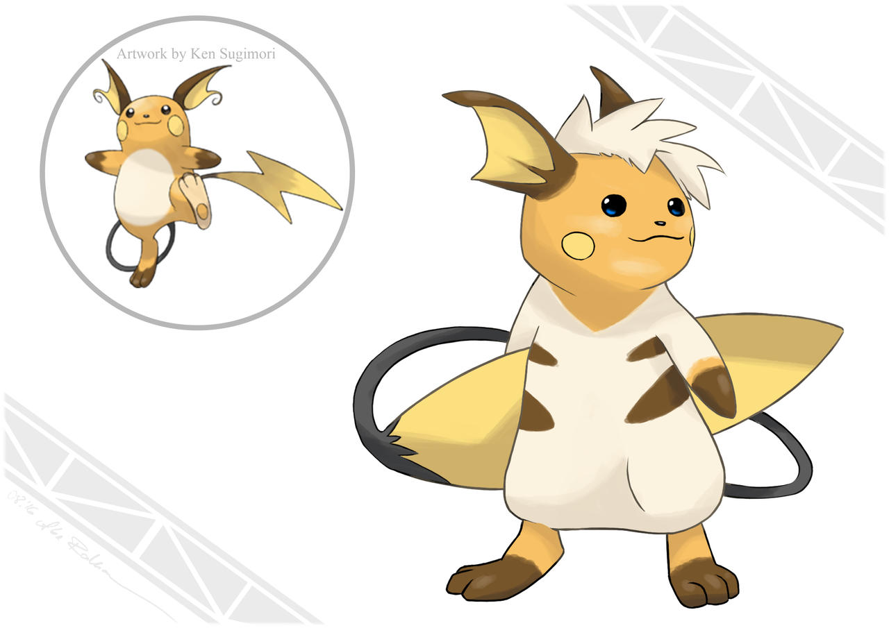 Raichu Alola Form (fix) by Abe88 on DeviantArt