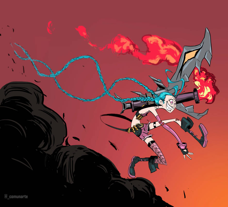 Jinx Fanart League Of Legends By Comunarte On DeviantArt jinx-fanart-league-of-legends-by-comunarte-on-deviantart