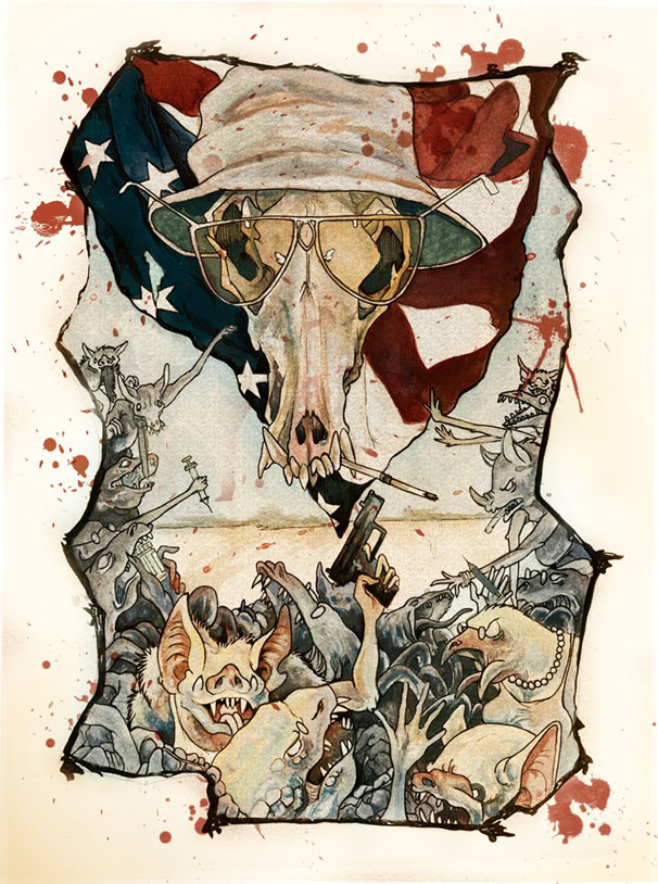 Hunter S Thompson By Ajfrena On Deviantart Hunter S Thompson By Ajfrena On Deviantart