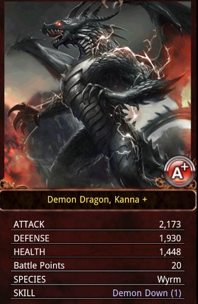 Demon Dragon, Kanna