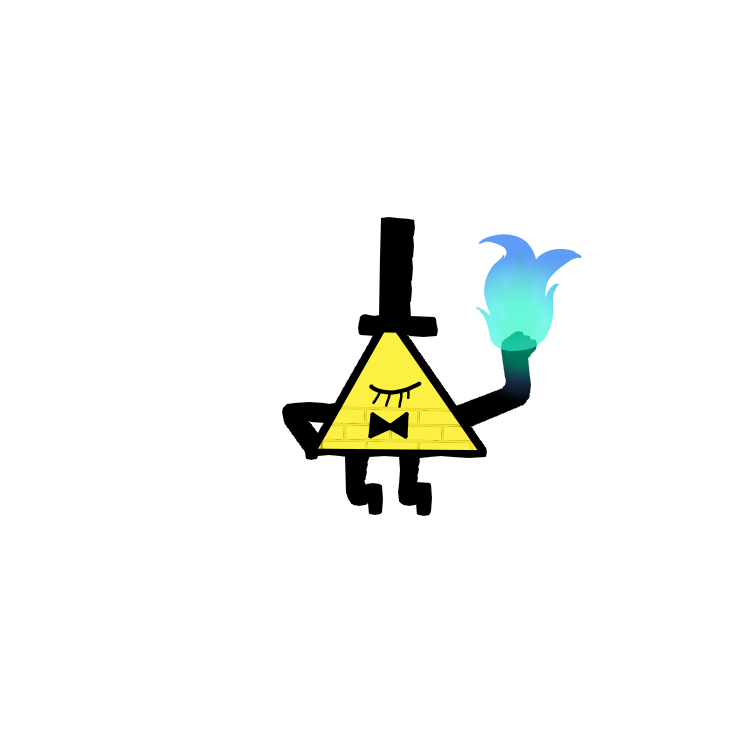 Bill Cipher Inverting Face If I Had A Mouth I Would Be Smiling - Bill Cipher by TurningTheTables ...
