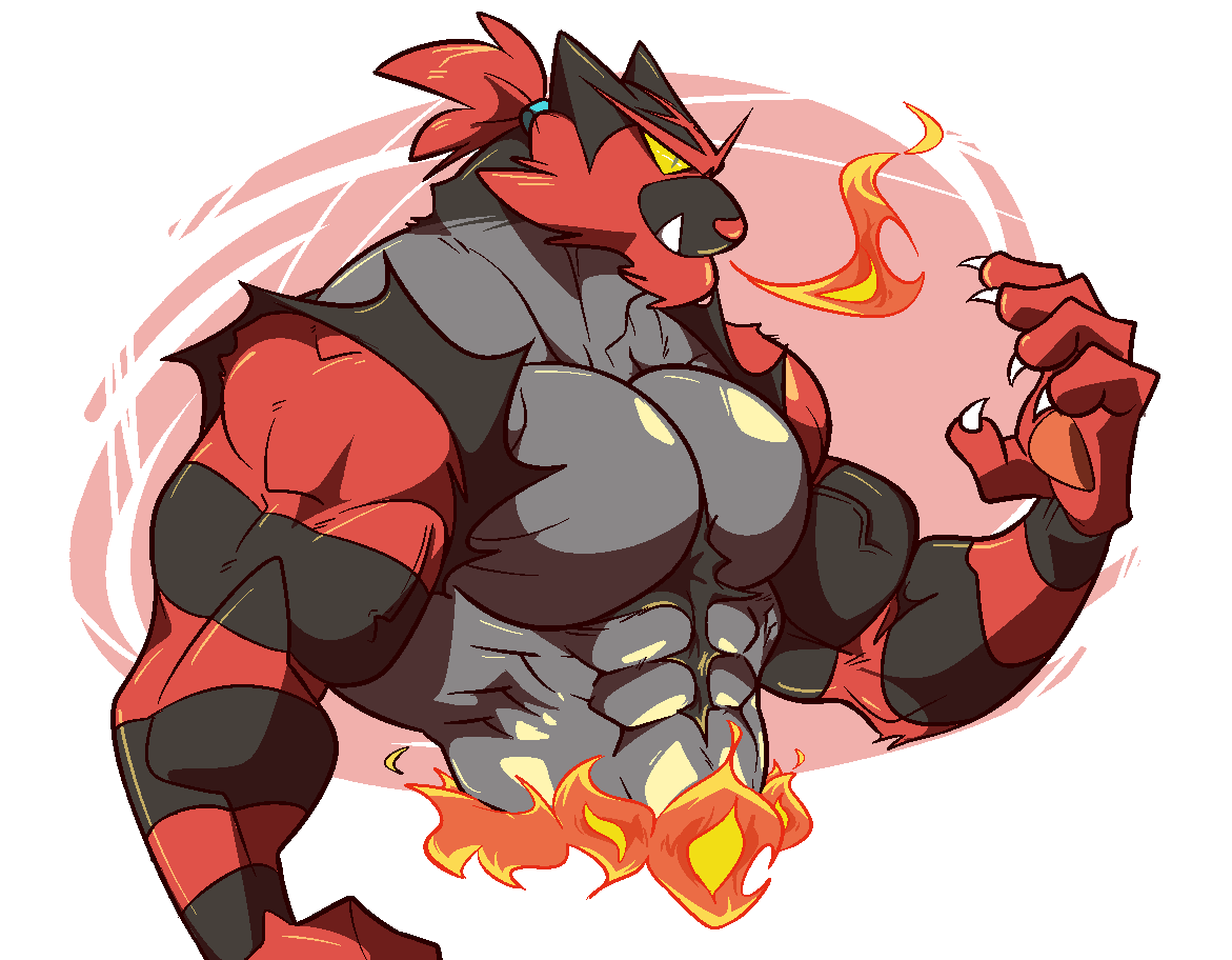 Chibi Incinaroar Incineroar! by WonderfulGarden on DeviantArt