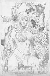 Red Sonja pin-up