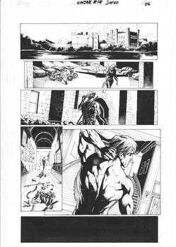 ninjak #14 page 01 inks DB b