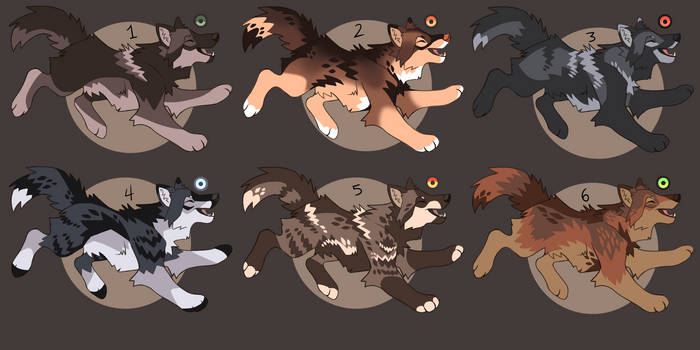 $6 Wolf Adopts (3/6 OPEN)