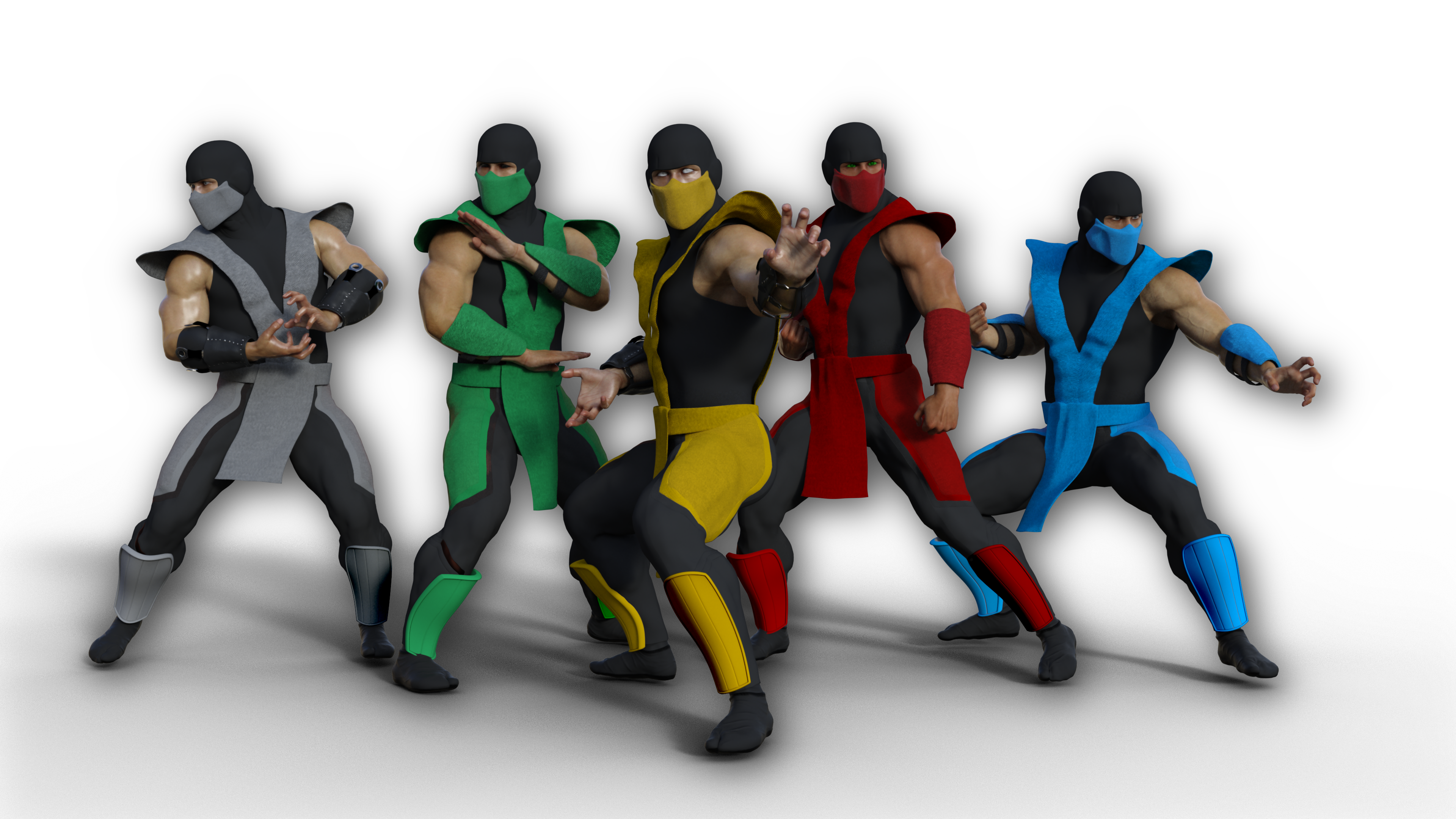 Ultimate Mortal Kombat 3 Ninja Stance 3