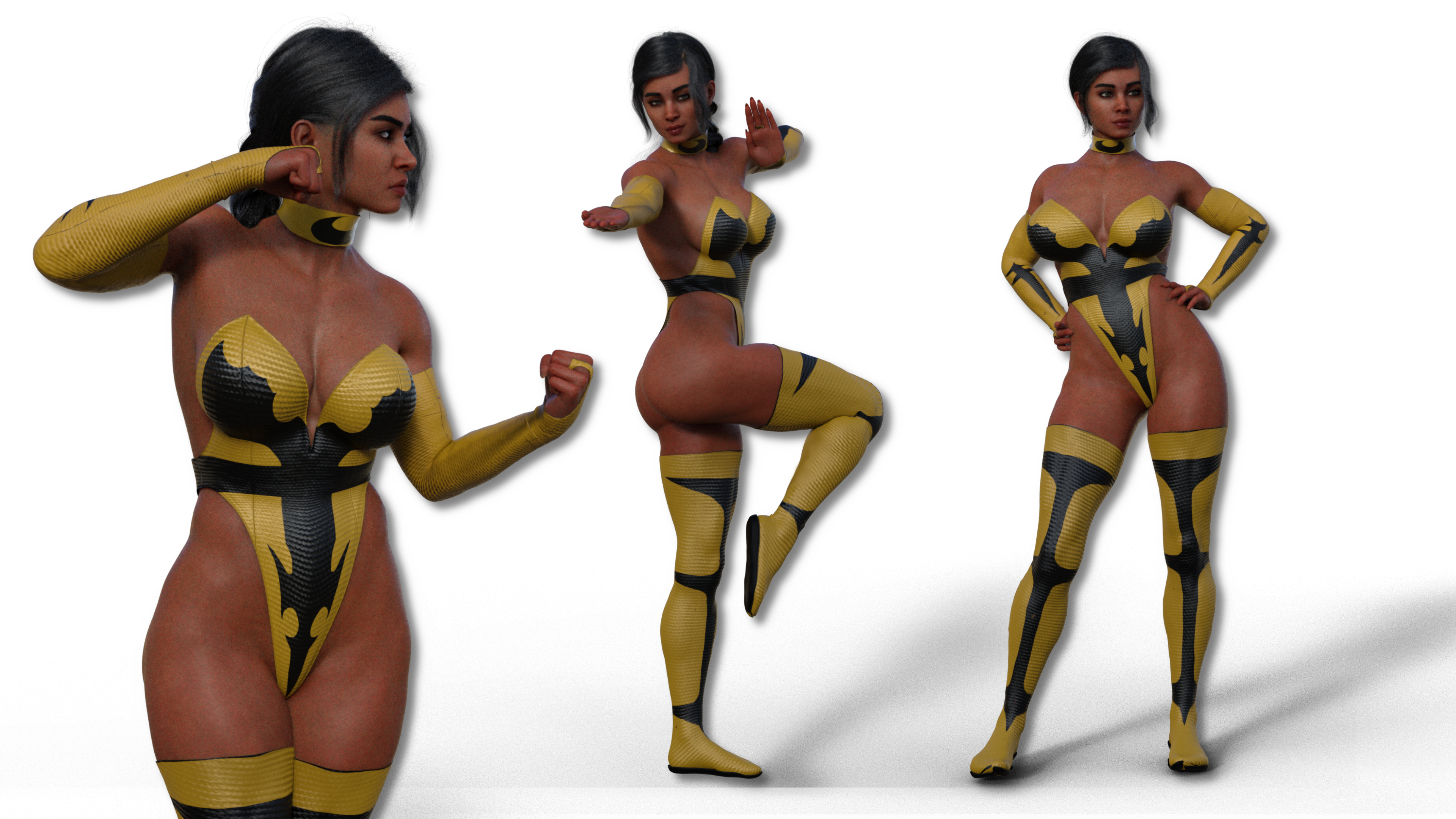 MK Art Tribute: Tanya from Mortal Kombat 4/Gold