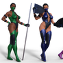 UMK3/MKT: Jade, Kitana and Mileena