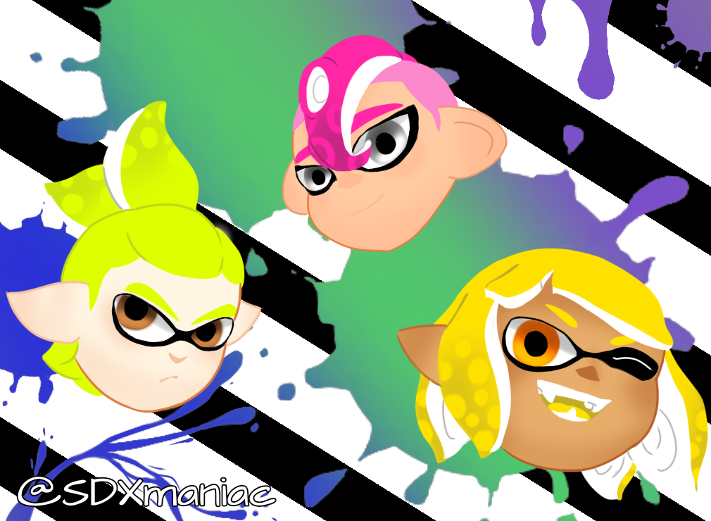 Splatoon Style Guide Splatoon Artstyle by SDXmaniac on DeviantArt