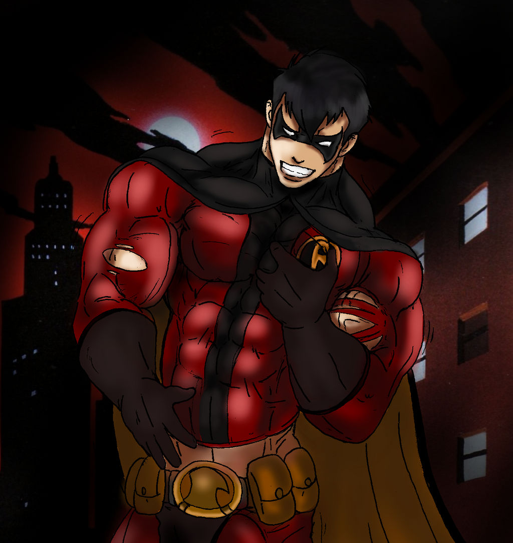 Commission Tim Drake (Little Robin Big Chest)