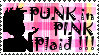 Punk in Pink Plaid Stamp