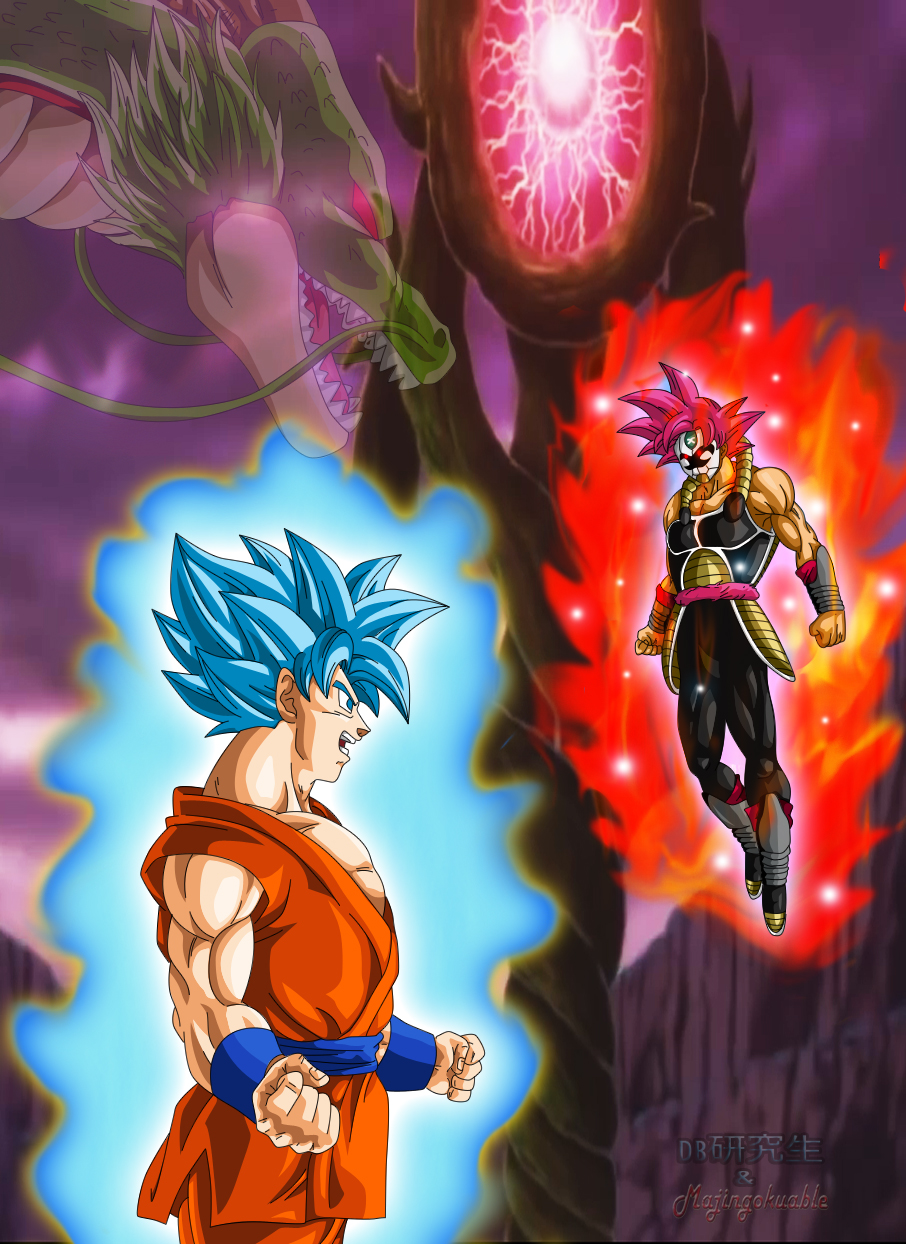 Goku SSGSS vs Xeno Bardock SSG