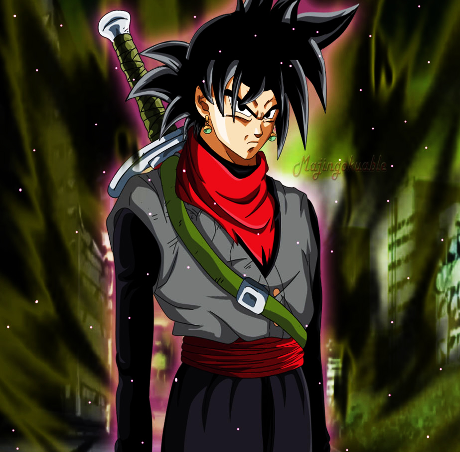 Goku Black y Trunks fusion