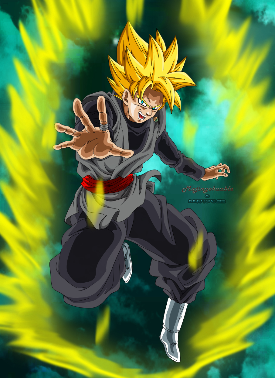 Goku Black SSJ by Majingokuable on DeviantArt