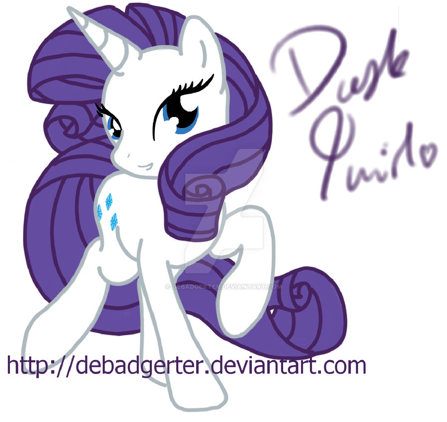 Puffed Rarity Deviantart Rarity by Debadgerter on DeviantArt